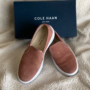 Cole Haan Women’s Grand Crosscut Flatform Slip-On Sneakers